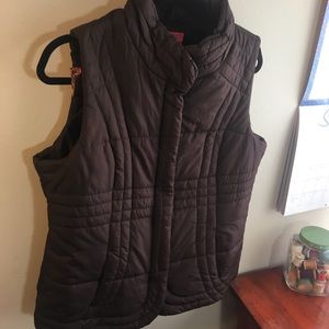 Brown Puffer Vest